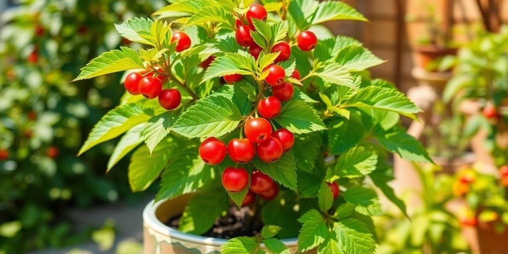 como plantar acerola em vaso