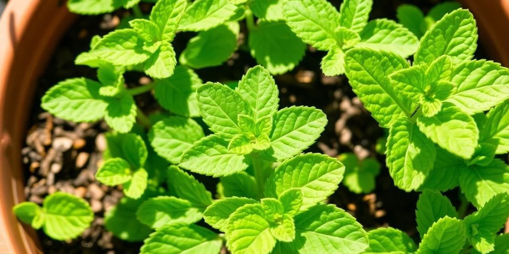 como plantar hortelã em vaso