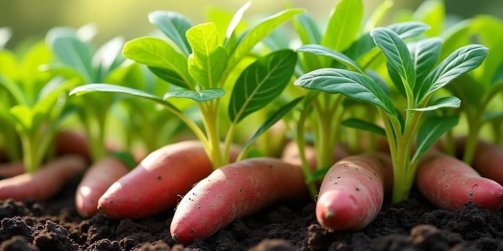 como plantar batata doce em vaso